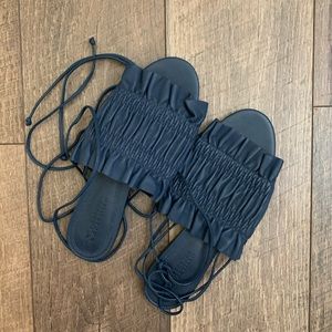 mercedes castillo lace up sandals